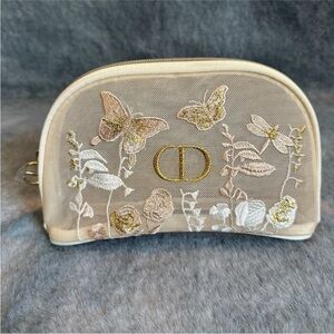 BN Dior Beauty GWP Embroidered Butterfly Mesh Pouch 2025 Limited Edition